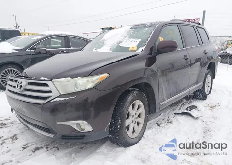2011 Toyota Highlander Se V6 из США, поврежденный, VIN 5TDBK3EH5BS076493